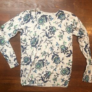 Floral Preppy Sweater